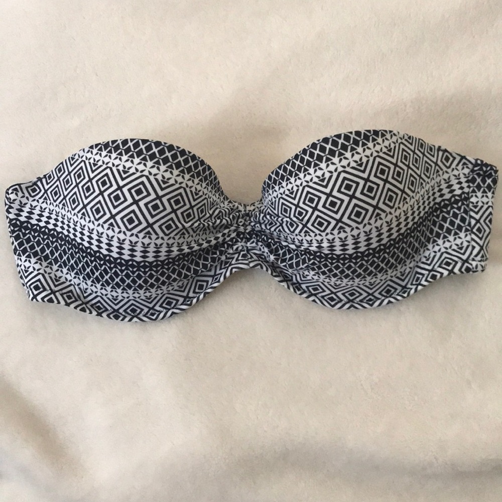 VS Pink Tribal Print Swim Bandeau Top 32D